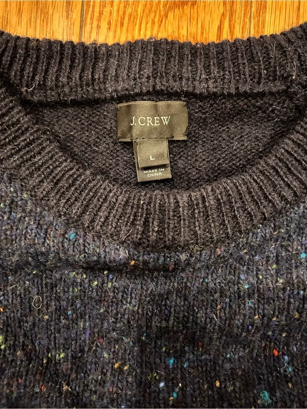 J.Crew JCrew Sweater‎ Sweatshirt Wool Crew Neck Men Large Pullover